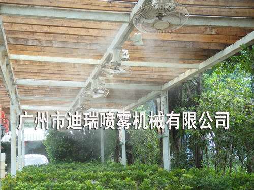 户外餐厅酒店喷雾造景系统