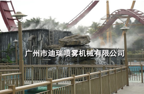 长隆垂直过山车造雾系统